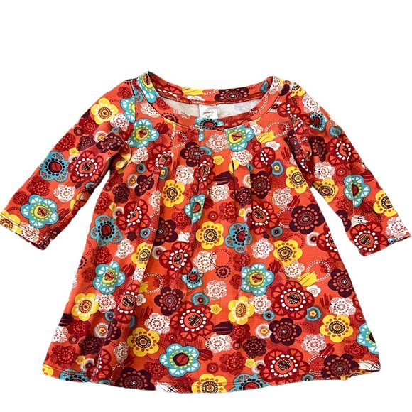 Zutano 2T Baby Girls Doily Print Multi Color Dress - Picture 1 of 4